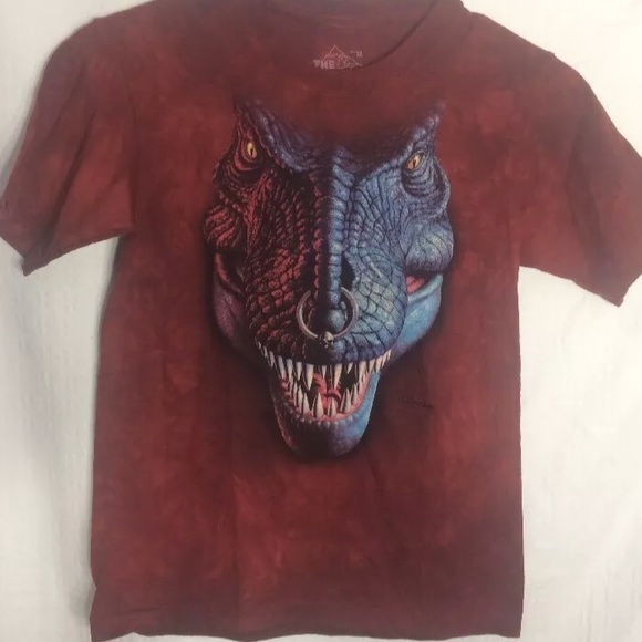 T-Rex Big Skull Kids T-Shirt from The Mountain Dinosaurs Youth Child Sizes NEW